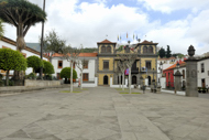 Spain Stock Photography. The Plaza del Ayuntamiento and The Casa Consistorial, The Town Hall, Teror, Gran Canaria, Spain.